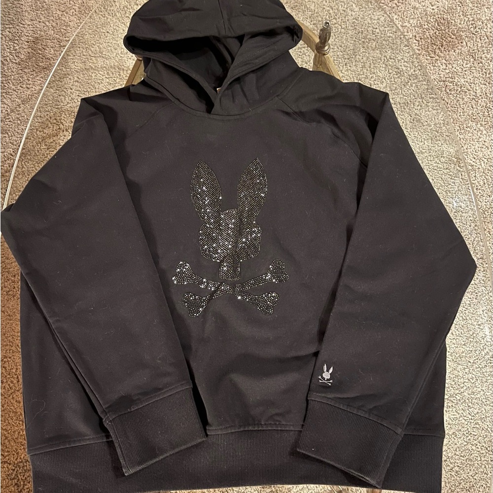 Women’s psycho bunny crystal logo hoodie